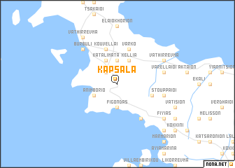 map of Kápsala