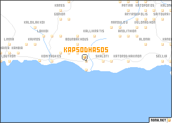 map of Kapsodhásos