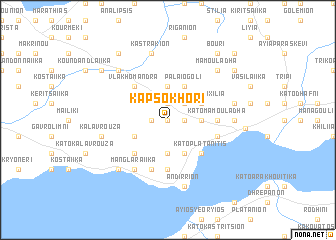 map of Kapsokhóri