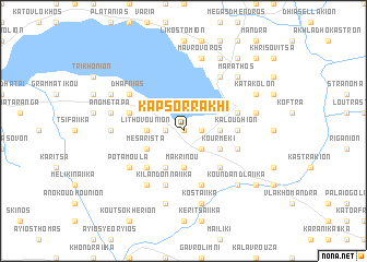 map of Kapsorrákhi