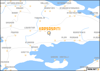 map of Kapsospíti