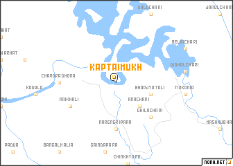 map of Kaptaimukh