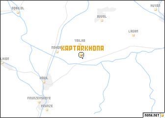 map of Kaptarkhona