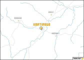 map of Kaptipada