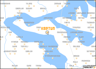 map of Kaptun