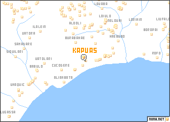 map of Kapuas