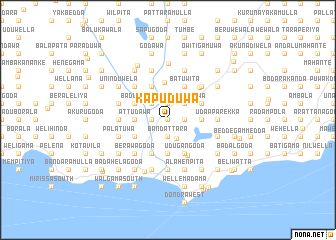 map of Kapuduwa