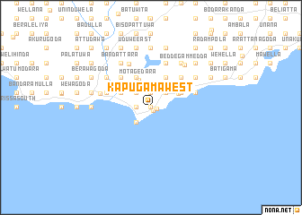 map of Kapugama West