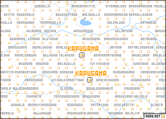 map of Kapugama