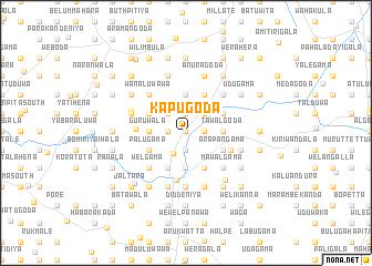 map of Kapugoda