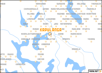 map of Kapulanga