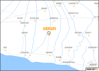 map of Kapuni