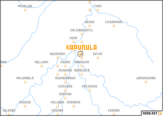 map of Kapunula