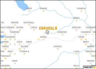 map of Kapunula