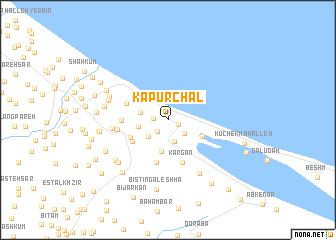 map of Kapūrchāl