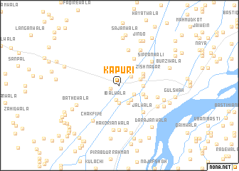 map of Kapūri