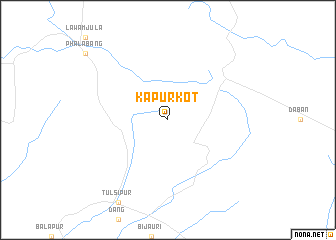 map of Kapurkot