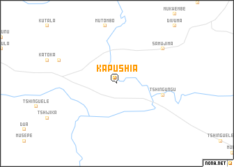 map of Kapushia