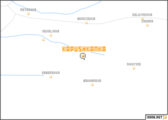 map of Kapushkanka