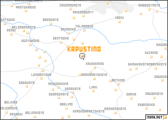 map of Kapustino