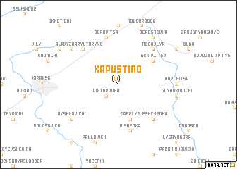 map of Kapustino