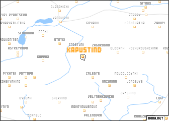 map of Kapustino