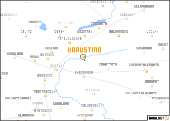 map of Kapustino