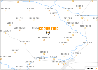 map of Kapustino