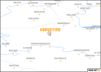 map of Kapustino