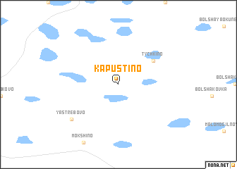 map of Kapustino
