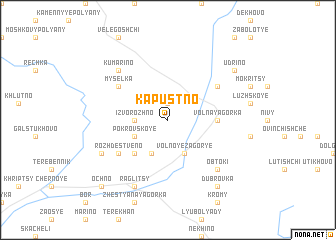 map of Kapustno