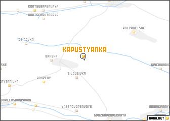 map of Kapustyanka