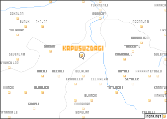 map of Kapusuzdağı