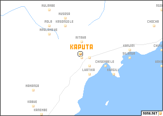 map of Kaputa