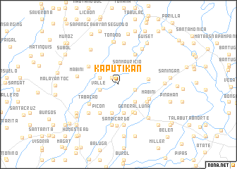 map of Kaputikan