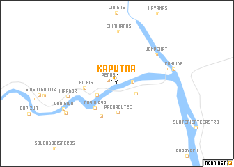 map of Kaputna