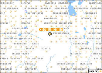 map of Kapuwagama