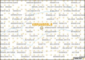 map of Kapuwarala