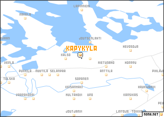 map of Käpykylä