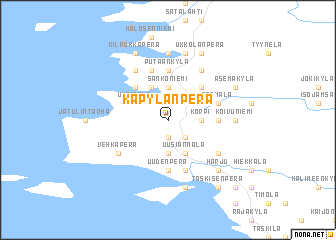 map of Käpylänperä