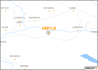 map of Käpylä