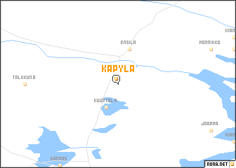map of Käpylä