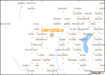 map of Kapyokola