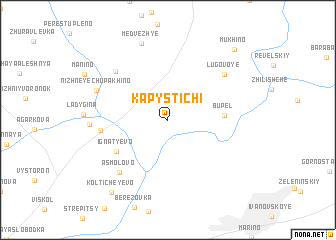 map of Kapystichi