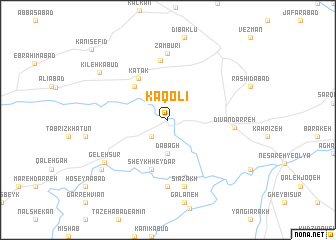 map of Kāqolī