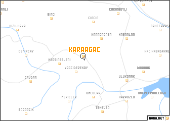 map of Karaağaç