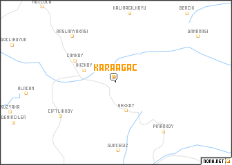 map of Karaağaç