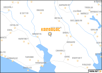 map of Karaağaç