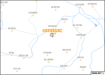 map of Karaağaç