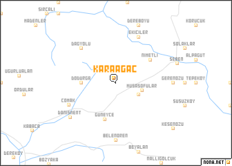 map of Karaağaç